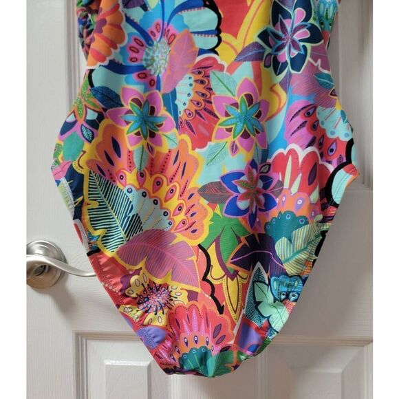 Blue Rod Beattie Make it Pop One Shoulder Swimsuit 12 - Picture 11 of 11